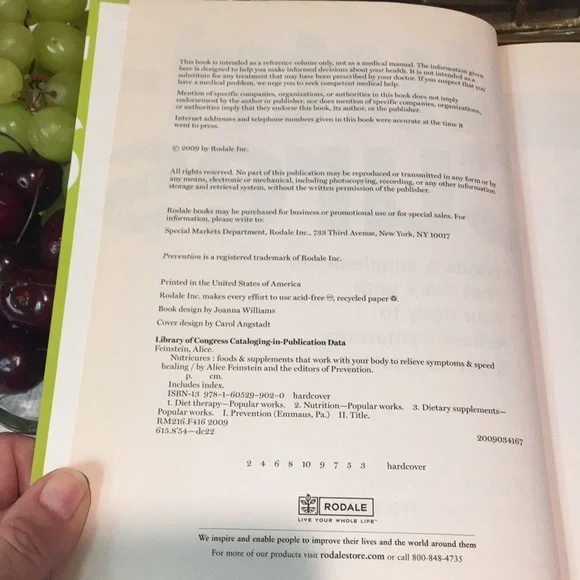 “NUTRI-CURES” FOOD HEALTH BOOK - Picture 3 of 9